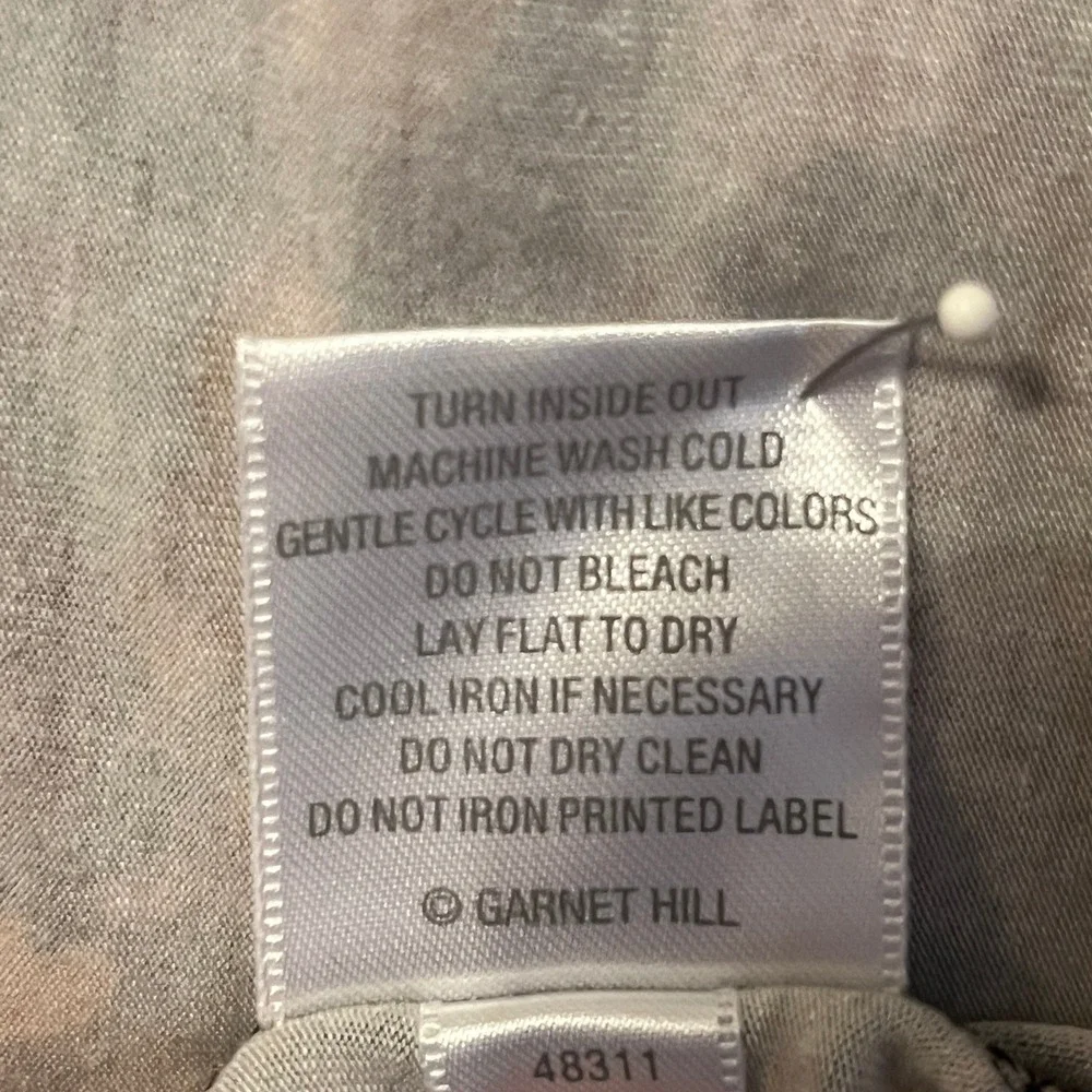 Garnet Hill Faux Wrap Maxi Dress Brown Floral Stretch Jersey V Neck Womens Large - Picture 10 of 12